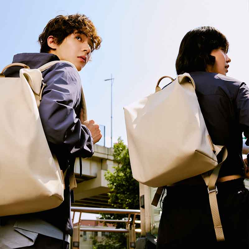 TRUFFLE BACKPACK2/CHALK WHITE 後背包 岩白
