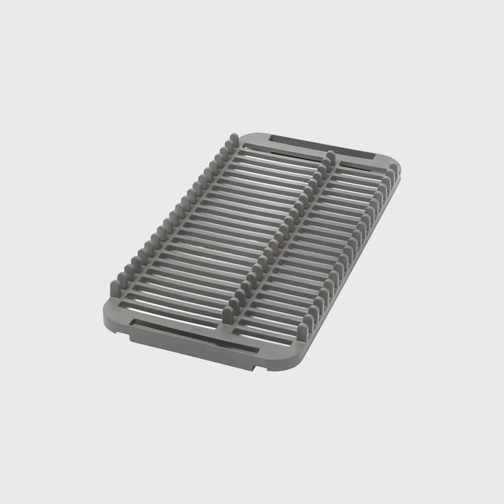 UDRY DISHRACK W/ DRY MAT CHARCOAL