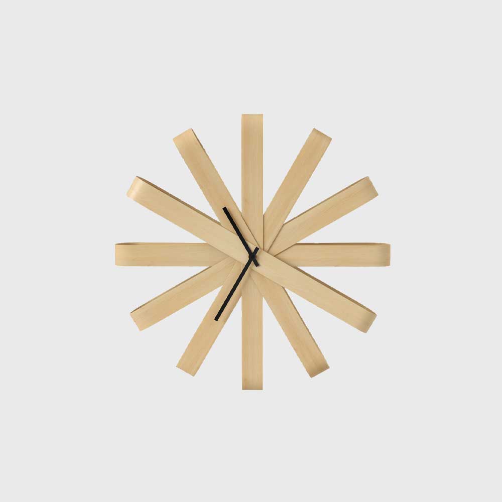 RIBBON WALL CLOCK