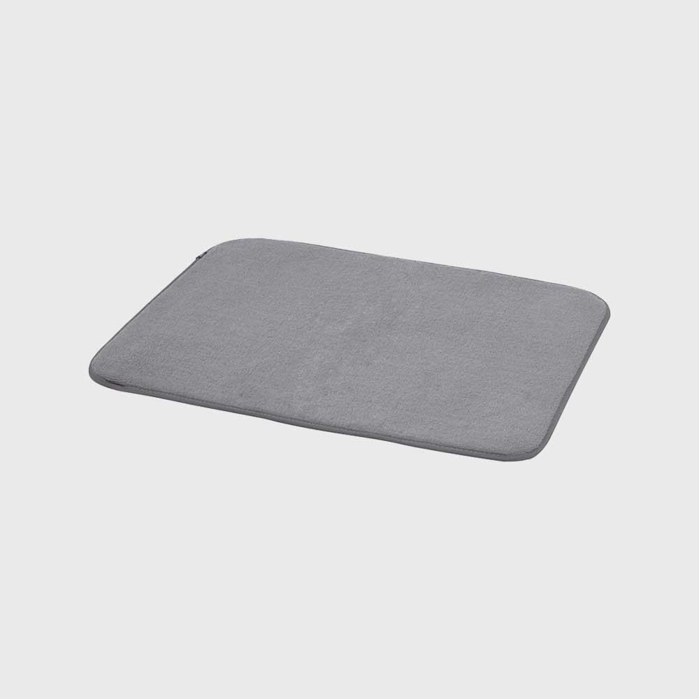 UDRY DISHRACK W/ DRY MAT CHARCOAL