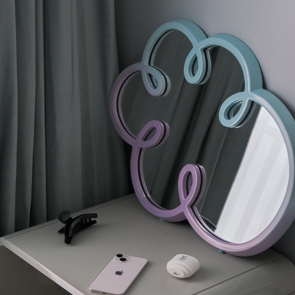 wekuku | BUBBLE Mirror lavender & grass green 雲朵掛鏡