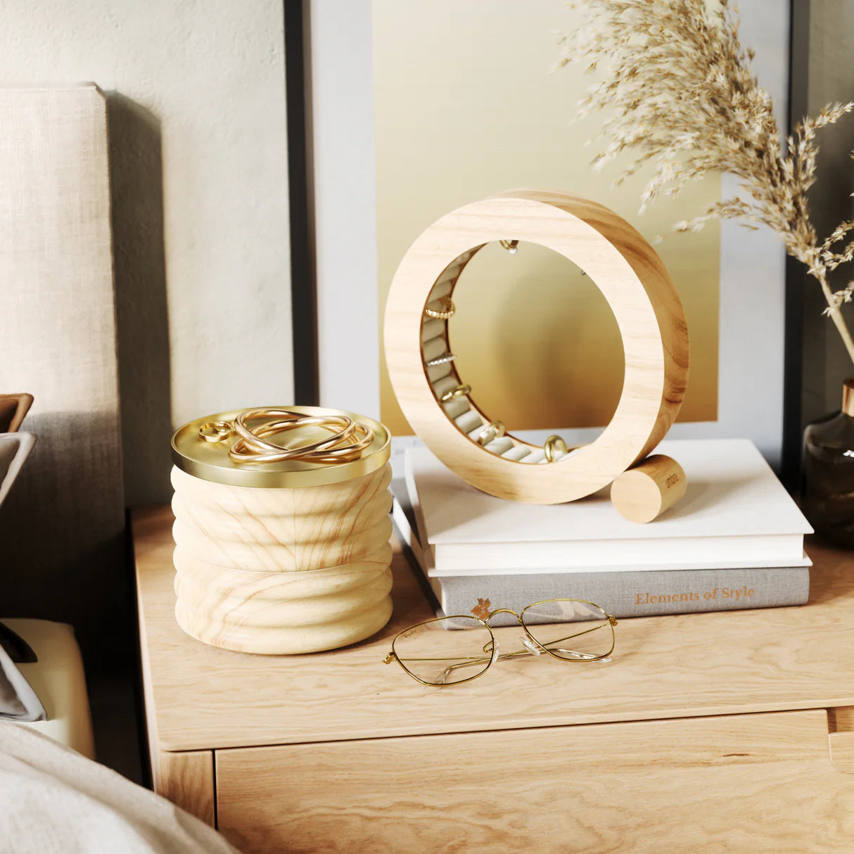 TESORA WOOD STORAGE BOX