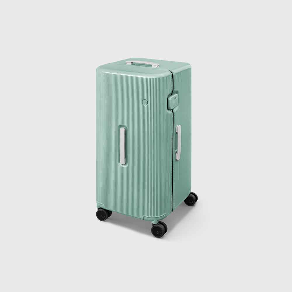 PISTACHIO STRIPED 2 TRUNK / CRYSTAL GREEN