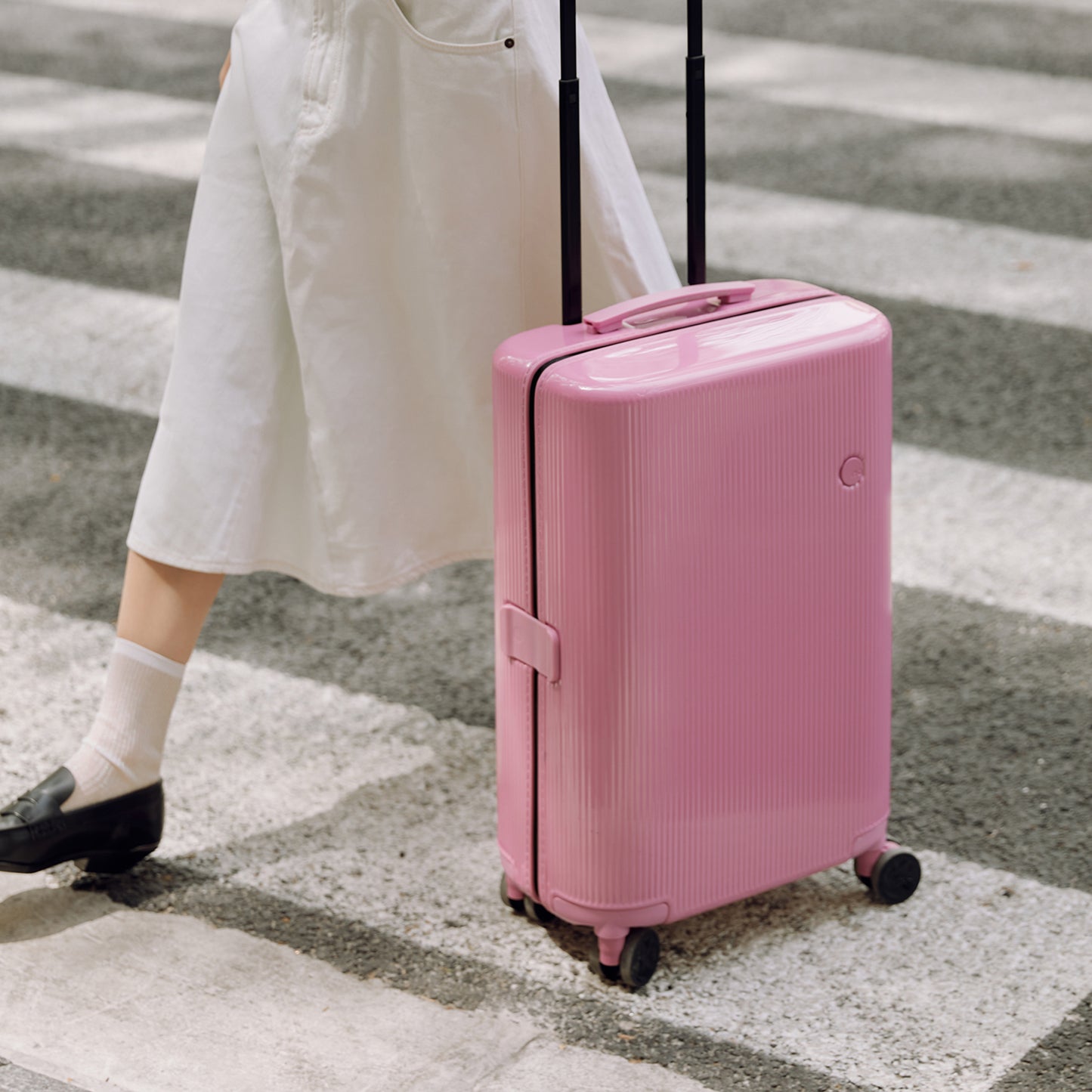 PISTACHIO STRIPED 2 / FAIRYLAND PINK / 20inch