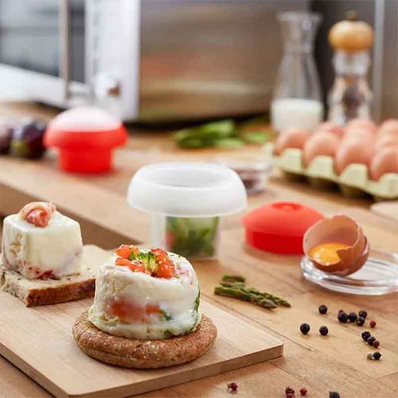 圓形微波煮蛋器