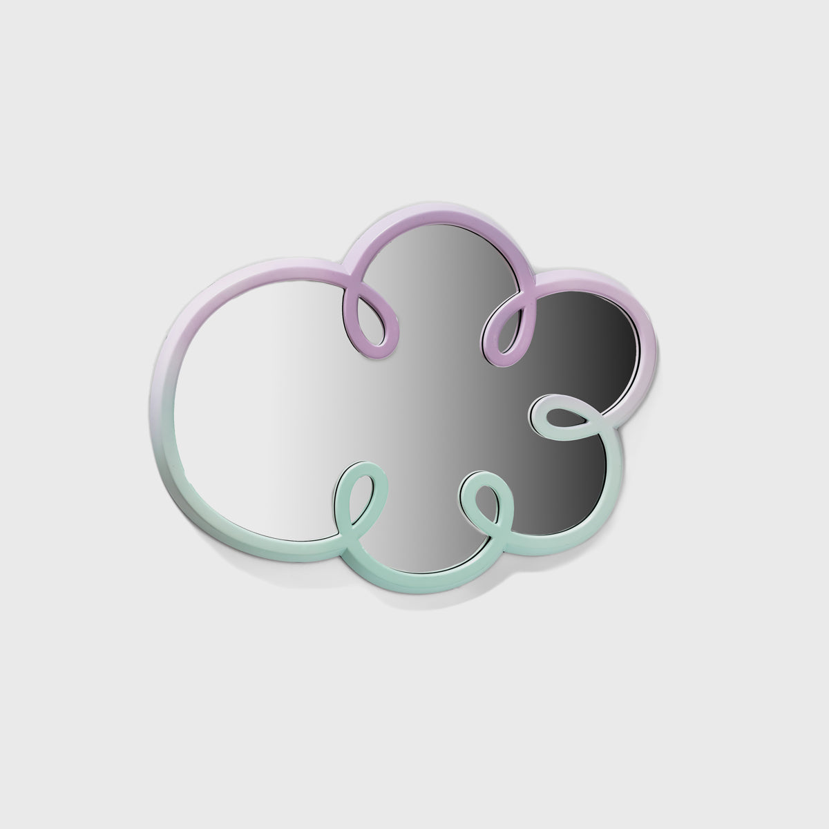 wekuku | BUBBLE Mirror lavender & grass green 雲朵掛鏡