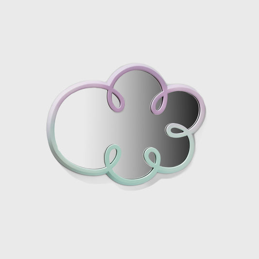 wekuku | BUBBLE Mirror lavender & grass green 雲朵掛鏡
