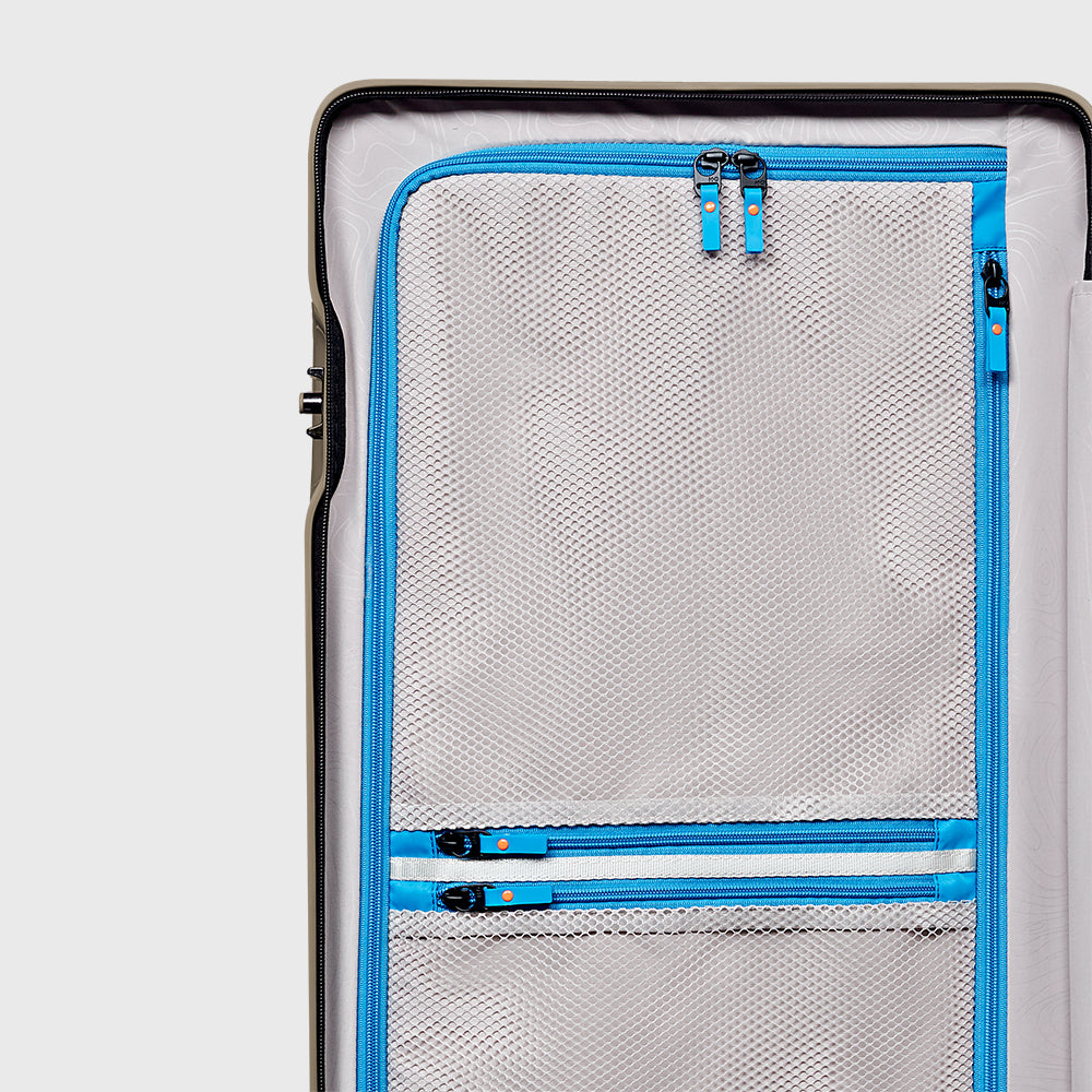 PISTACHIO STRIPED 2 TRUNK / PLAIN GREY